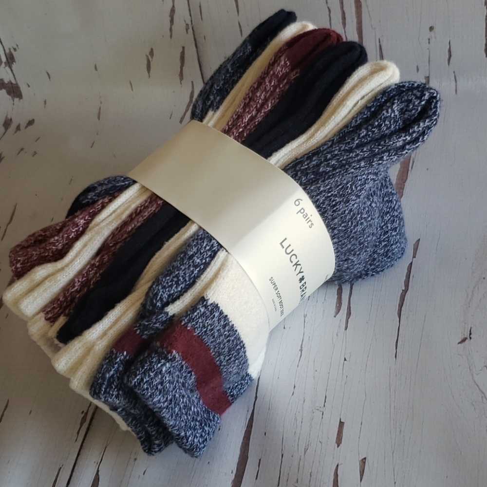 Lucky Brand Boot Socks 4-10 shoe size